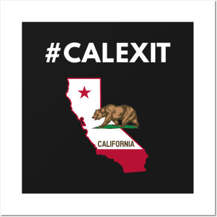 #Calexit - California Republic Exit Posters and Art